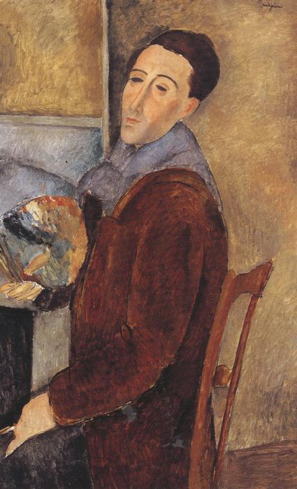 Amedeo Modigliani Self-Portrait (mk39) oil painting picture